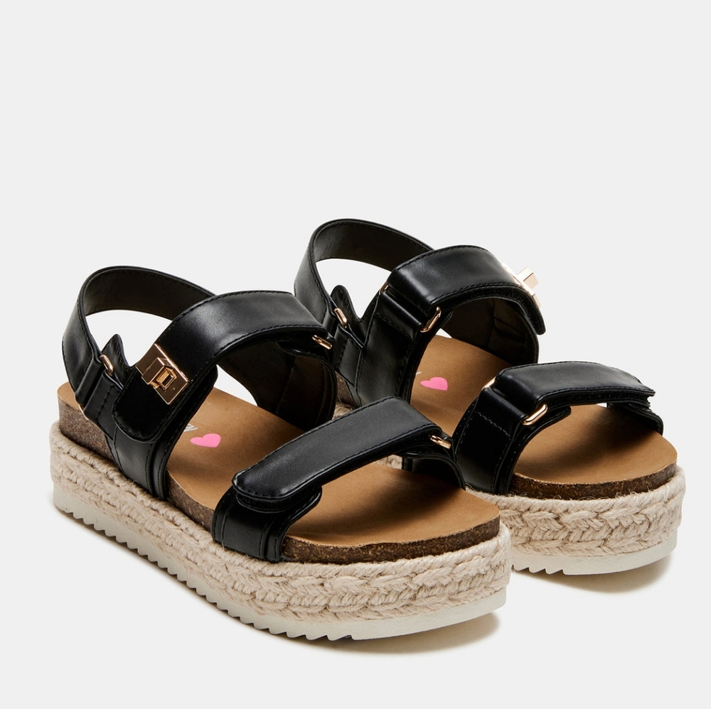 Kids' Bigmona Raffia Steve Madden kids or women's summer sandals flatform